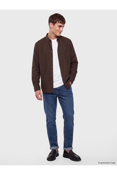 LC Waikiki بنطلون جينز LCW Jeans779 بقصة عادية للرجال