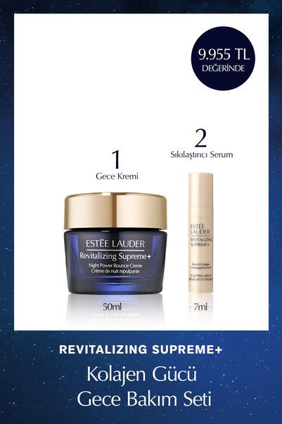 Estee Lauder Revitalizing Supreme+ Kolajen Gücü Gece Bakım Seti: Gece Kremi 5...