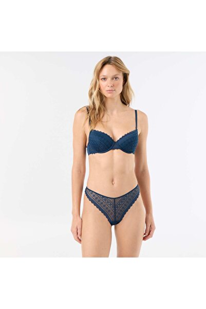 KIABI Lace Thong Blue