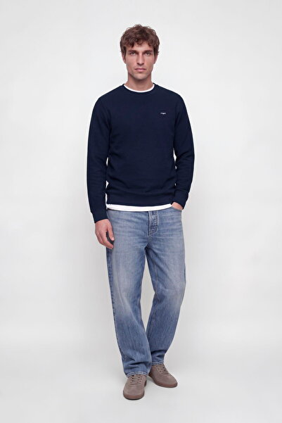 Jack & Jones Erkek Logo Detayli Regular Fit Sweatshirt - Alves