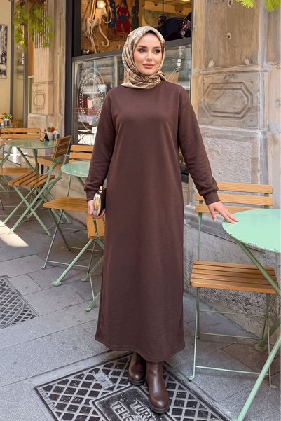 Modestim Tesettür Kadın Kol Manşetli Rahat Kalıp Oysho Kalın Yumuşak Dokulu K...