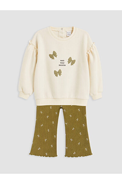 LC Waikiki Embroidered Baby Girl Set for Style Enthusiasts from Uzg Store