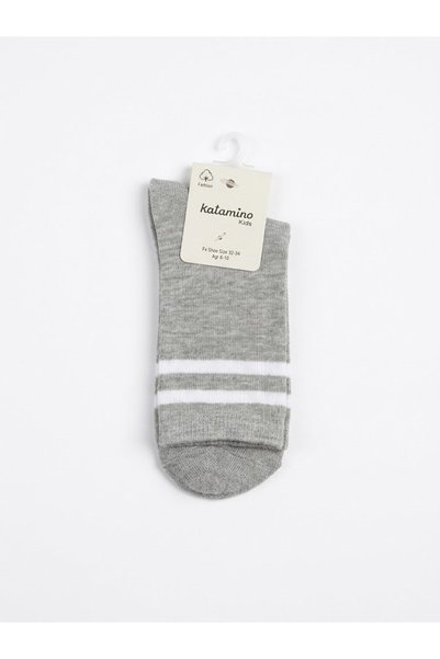 Katamino Unisex Perat Socks 7-12 Years Gray