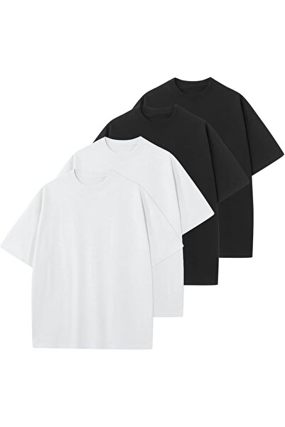 GENERAL KEEPSHOWING Men's Cotton T-Shirts Oversized Unisex Short Sleeve Crew ...