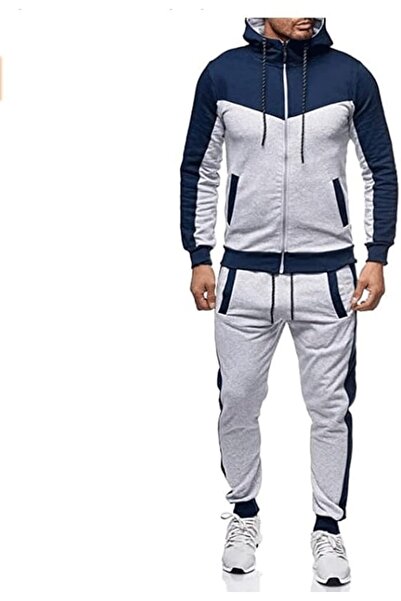 Marinex Marine Royal Track Suits for Men Set Full Zip Sweatsuit Outdoor Joggi...