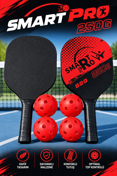 İMVULA Pickleball Seti Yüksek Dayanımlı Çocuk-Yetişkin Eğlence Tenis Set 1 Ra...