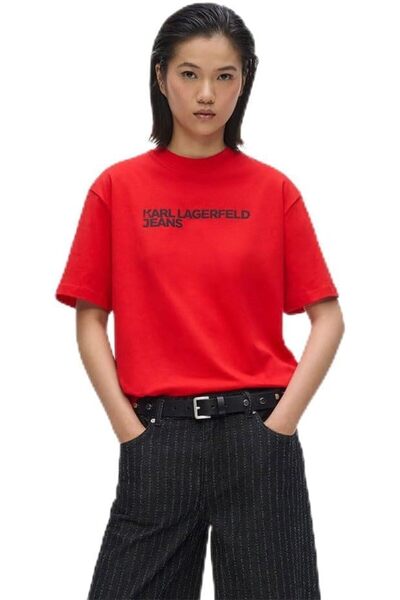 KARL LAGERFELD JEANS Women Reg Ss Essential Tee T-shirt (pack of 1)