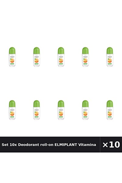 ELMIPLANT Set 10x Deodorant roll-on Vitamina C, 50ml