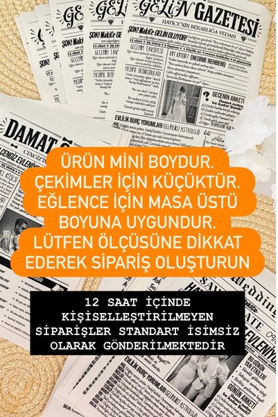Pankart Evi Kız Çocuk Doğum Günü Partisi Gazete Sayfası 10 adet - A5 ölçüsü Tek Yön - Happy Birthday Yaş Günü Doğumgünü