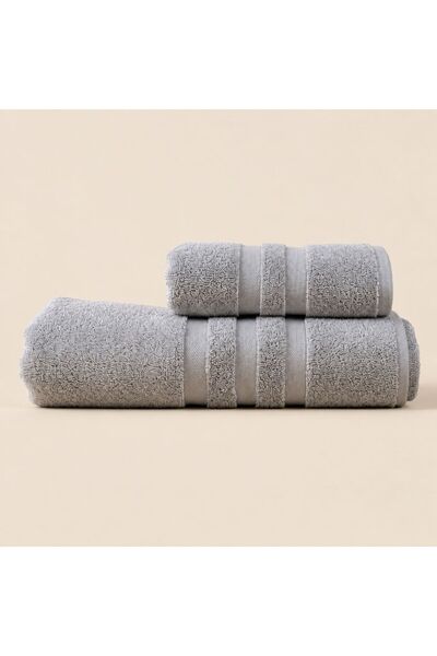 Penelope Prosop 100% bumbac gri 50x85 cm - Seria Bellina