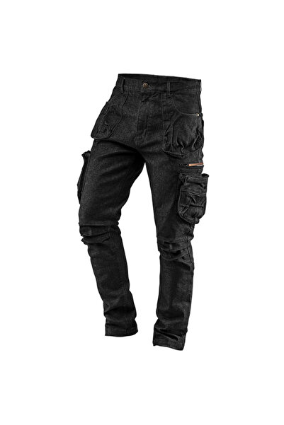 NEO Tools Pantaloni de lucru DENIM negrii 81-233