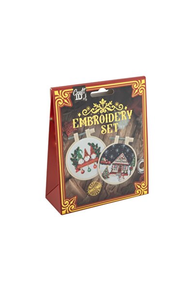 CraftID Set mini de broderie 2 piese Crăciun CR8056/GE