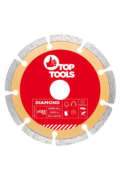 TOP TOOLS Disc diamantat 125x22,2mm segmentat 61H325