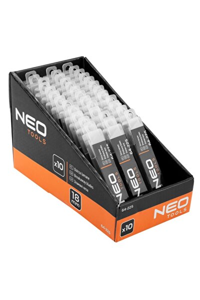 NEO Tools Lame cutter detasabile, 18 mm, 10 bucati set (la comanda de 36 buc ...