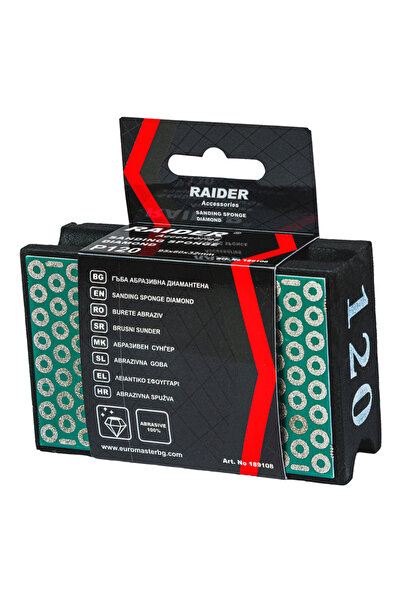 Raider Power Tools Burete smirghel 120x100x12mm granulație 60