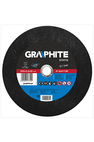 graphite Disc de tăiere metal 350x3,5x32 mm 57H712