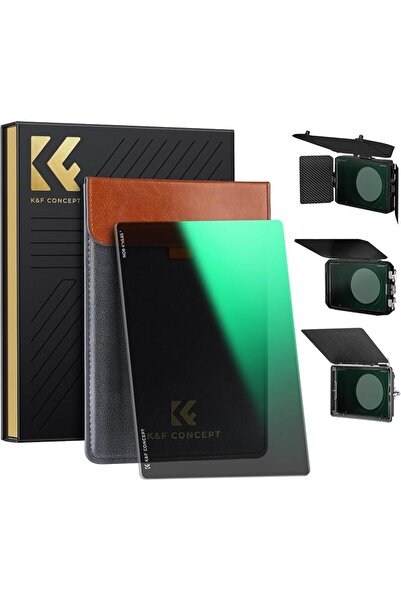 K&F CONCEPT فلتر كينوسيولوجي مربع الشكل ND0.9 (3 درجات) مقاس 4 بوصة × 5.65 بو...