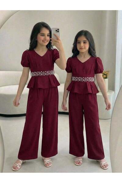 Sheya Set, burgundy
