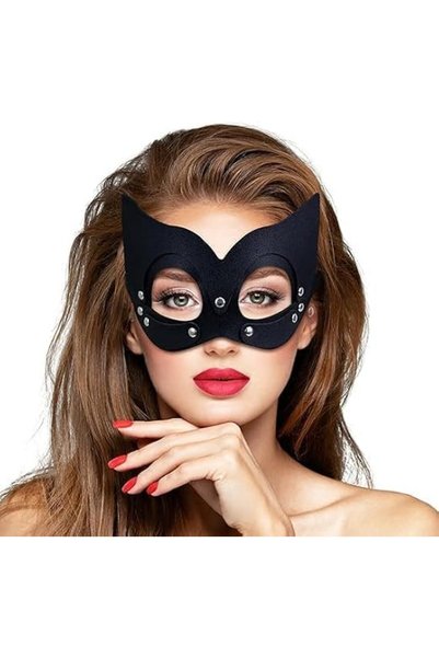 Funinside قناع كات وومان، قناع وجه كات وومان، قناع ليذرفيس، إكسسوارات كات ووم...