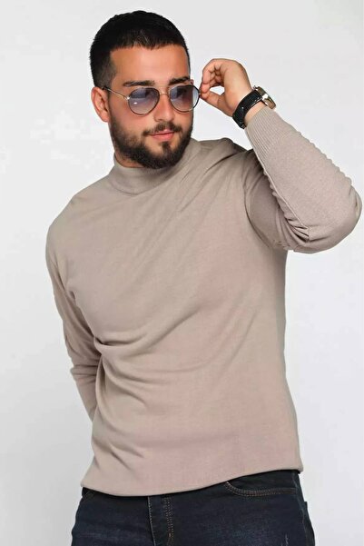 thesunfyre Men's Regular Fit Long Sleeve Half Fisherman Knitwear Sweater Sun111