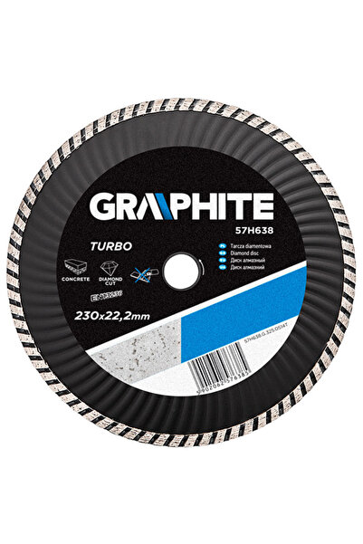 graphite Disc diamantat pentru zidarie 230mm/22,2mm TURBO WAVE 57H638