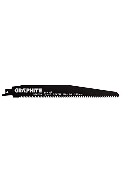 graphite Panza pentru ferastrau sabie HM 228x24x1.25 mm 8/6TPI 56H039