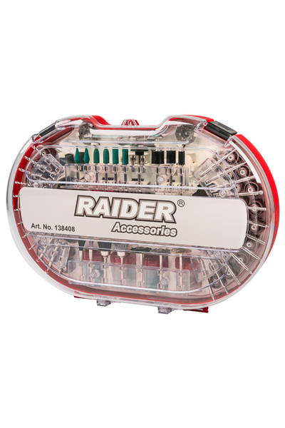 Raider Power Tools Set 276 accesorii pentru mini polizor drept in cutie