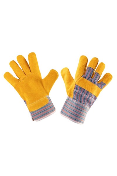 NEO Tools Manusi de lucru, piele de bovina de culoare galbena, marimea 10.5 9...