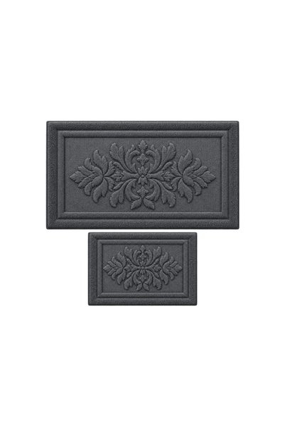 Paspas Galerisi Decorative Digital Printed Modern Set of 2 Bath Mats with Non...