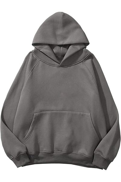 GENERAL SAFRISIOR Oversized Hoodies for Women and Men Couples Fleece Basic So...