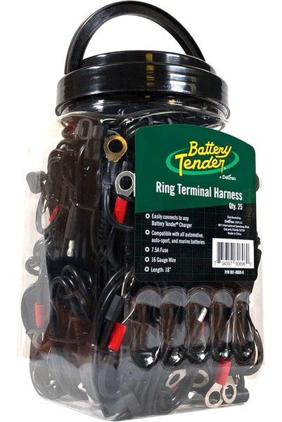 Battery Tender حبل بطاريات بأطراف دقيقة ودبوسين فك سريع Pack of 1 081-0069-6