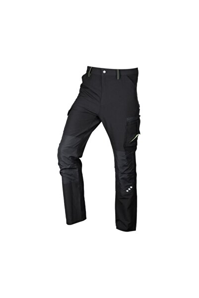 NEO Tools Pantaloni de lucru Mix&Match, stretch in 4 directii, negru-verde, 8...