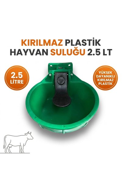 ziraisepet Zrs Kırılmaz Plastik Hayvan Suluğu 2.5 lt
