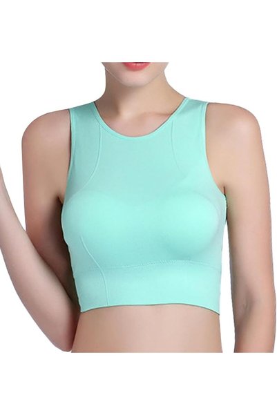 Dress Cici حمالة صدر رياضية عالية التأثير، مناسبة لليوجا والجري، مصنوعة من ال...