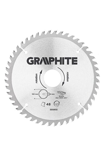 graphite Disc circular 160 x 30 mm, 48 dinți 55H603