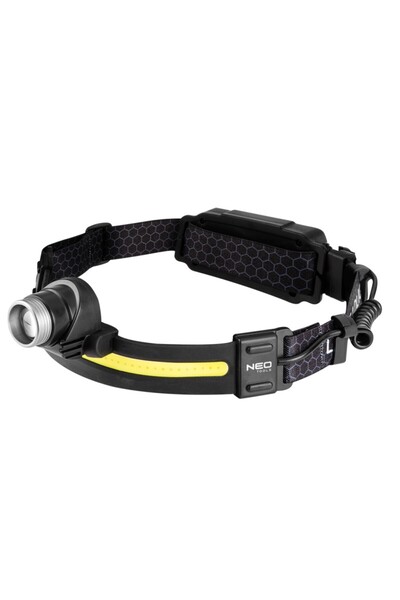 NEO Tools Lampa de cap, include si curea cu LED, USB tip C 99-117