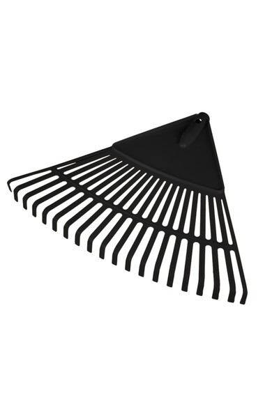 VERTO Grebla mare pentru frunze, neagra 15G085