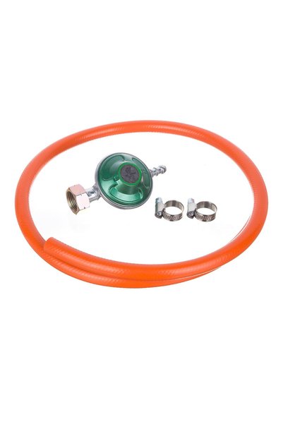 ANTBRO Set Regulator GPL cu Furtun 1 m, Alama, Presiune max 30 bar, pentru Ga...