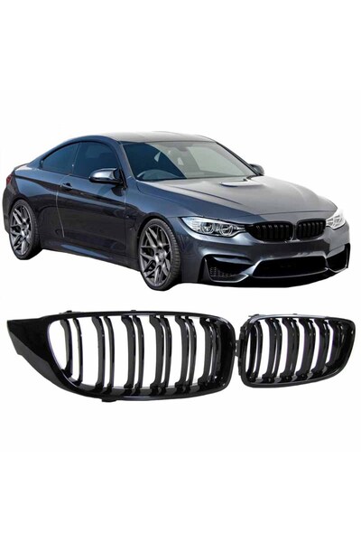Generic Brand Μάσκες Σχάρες για BMW 4 F32 / F33 / F36 13-16 Εμφάνιση M4 με Δι...