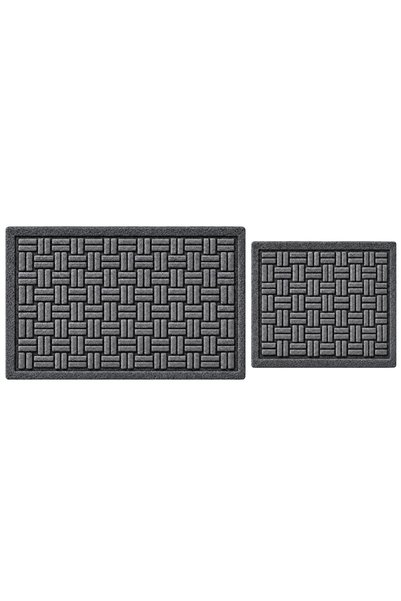 Paspas Galerisi Decorative Digital Printed Modern Set of 2 Bath Mats with Non...