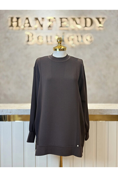 Ghisa GH-4730T4477-K Kahve Renk Tunik