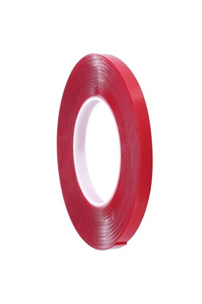 Generic Adhesive Double-sided Tape Strong Stickiness Long-lasting 10m Red Fil...