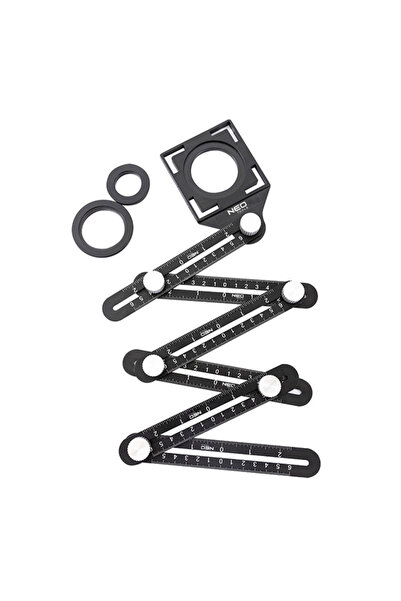 NEO Tools Rigla unghiulara cu 6 brate mobile 72-351