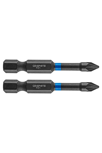graphite Set biti de impact PZ1X50mm 1/4" 2buc. 56H521