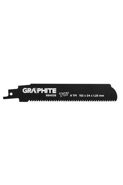 graphite Panza pentru ferastrau sabie HM 152x24x1.25 mm 8TPI 56H036