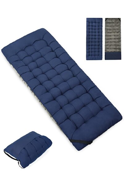 Dotail Saltea pliabilă de camping, 190 x 71 x 10 cm, cu două fețe, căptușeală...