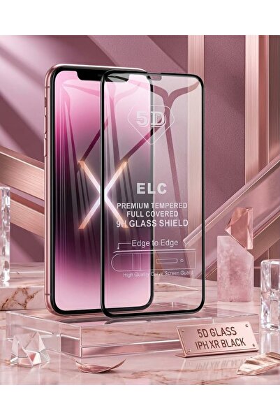 Primo Plus واقي شاشة من الزجاج المقوى بتغطية كاملة 5D لهاتف iPhone XR - حافة ...