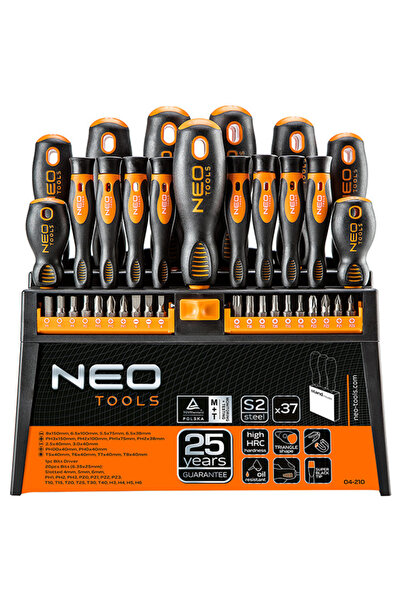 NEO Tools Set surubelnite si biti 04-210