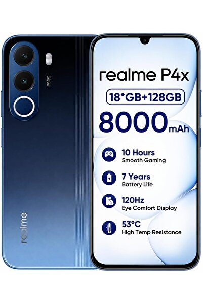 realme P4x 4G Smartphone Dual SIM, Mobile Phone 6GB RAM, 128GB Storage, 50MP ...
