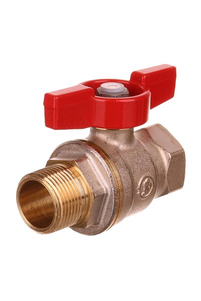 ANTBRO Robinet de Trecere din Alama pentru Apa, Filet 3/4", Interior - Exteri...